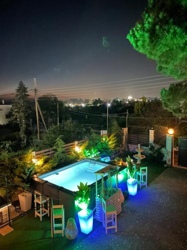 Nea Iraklia Villa | Heraklia villa sea view pool & jacuzzi