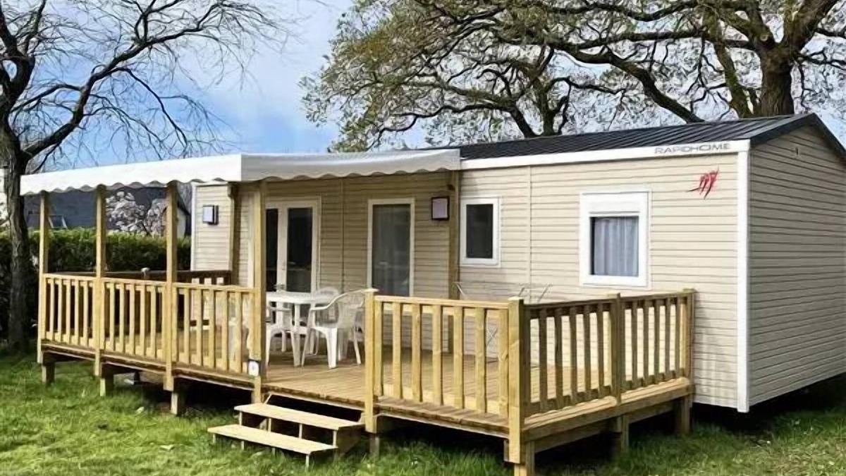 Guemene-Penfao House | Hermitage campsite * - LODGE 3ch 6 to 8 people - 6 pers. included in the tariff