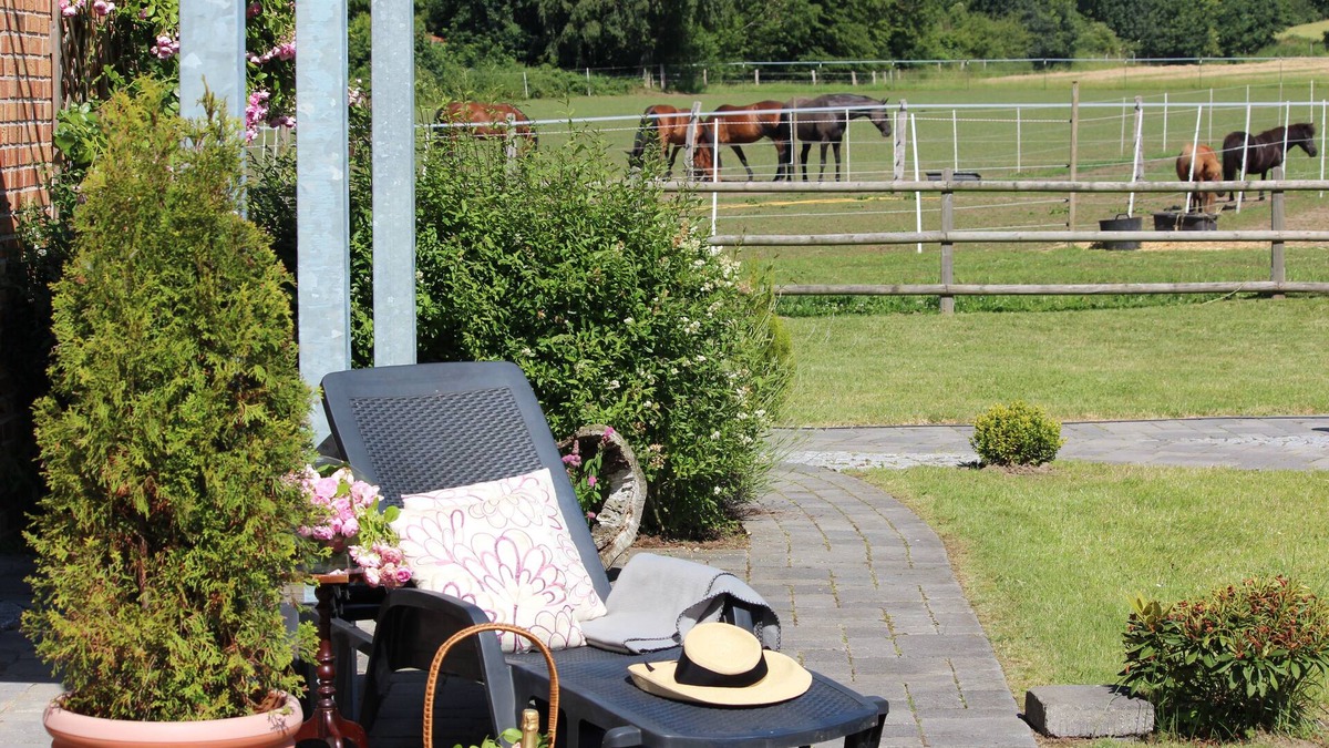 Haby Apartment | Herrmannhof Haby Komfortwohnung Borby 54 qm, Große Terassen,