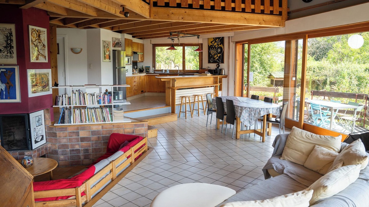 Sciez Apartment | Hexagonal apartment with balcony and garden 3 minutes from the lake