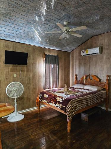 Hopkins Apartment | Hibiscus Cabin with AC at Freshwater Creek Cabanas
