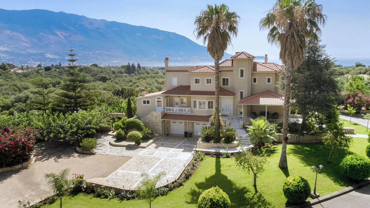 Spartia Villa | Hidden Gem Estate Kefalonia-Sleeps10| Luxury villa pool sea & mountain views