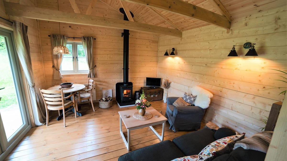 Holsworthy Cabin | High quality lodge in secluded field