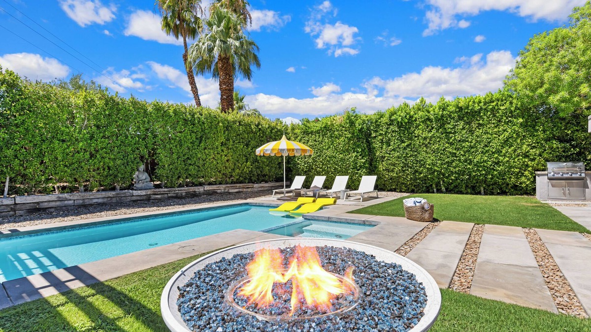 Cathedral City Cove House | High Style Home, Dreamy Saltwater Pool