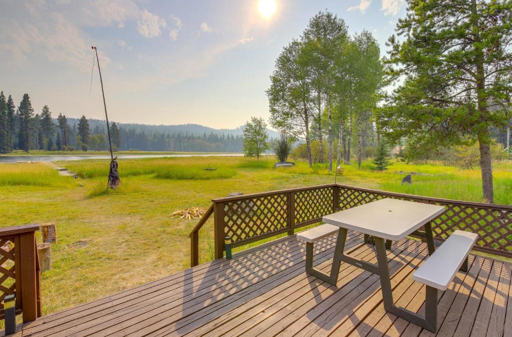 Seeley Lake House | Hike, Bike and Boat Cabin with Dock on Seeley Lake!
