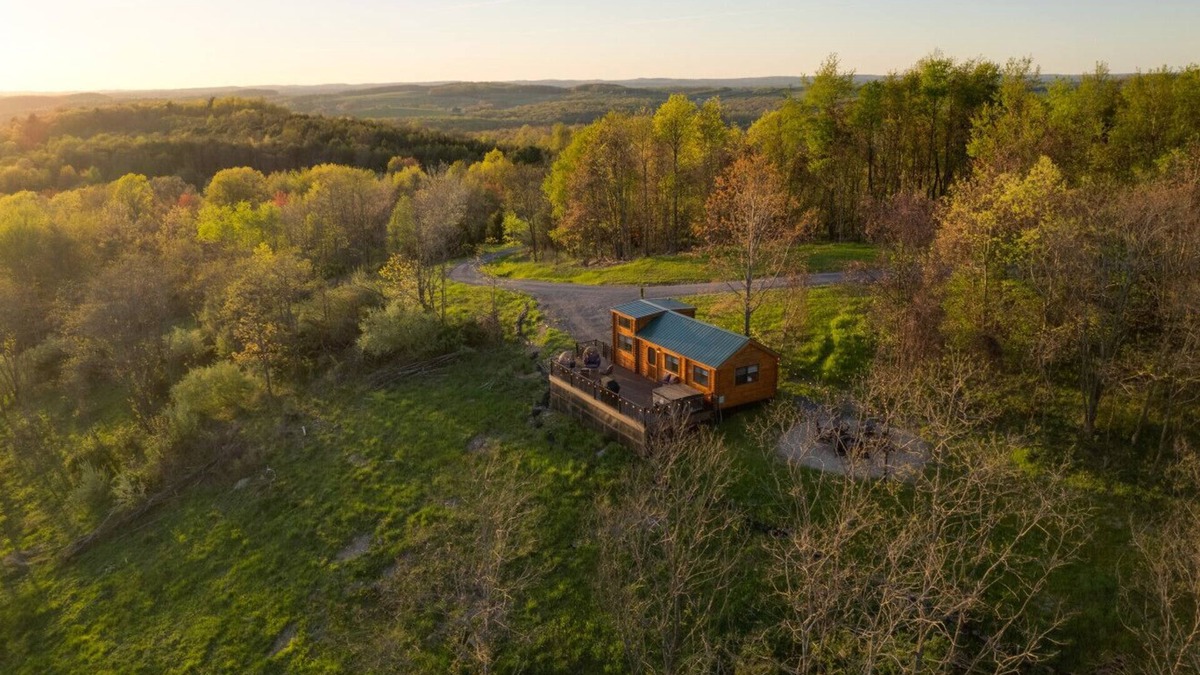 Brookville Cabin | Hillside Hideaway | Hot Tub, Cozy Cabin, Beautiful Valley Views
