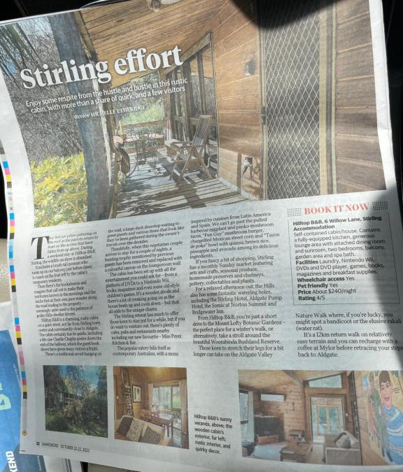 Stirling Bed & Breakfast | Hilltop
