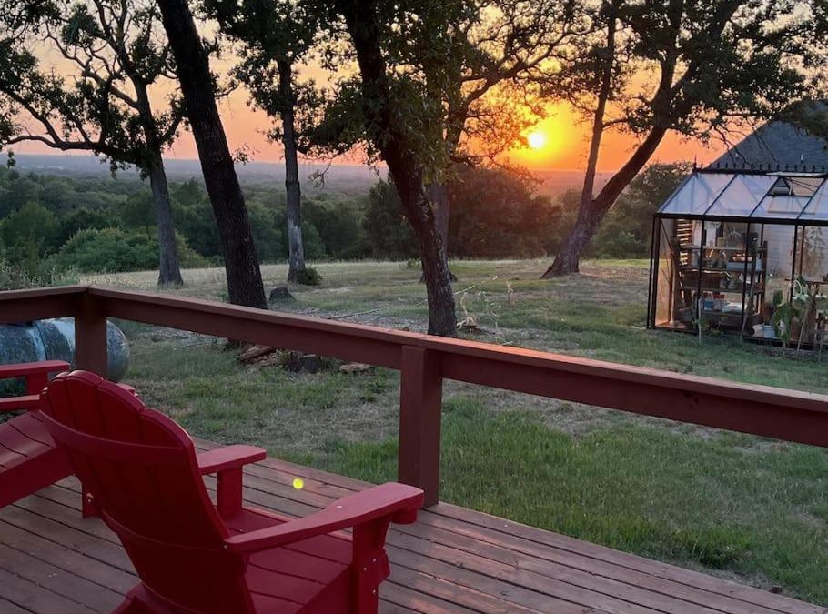 Caldwell House | Hilltop Cottage with Sunset Views at The Farm on a Hill