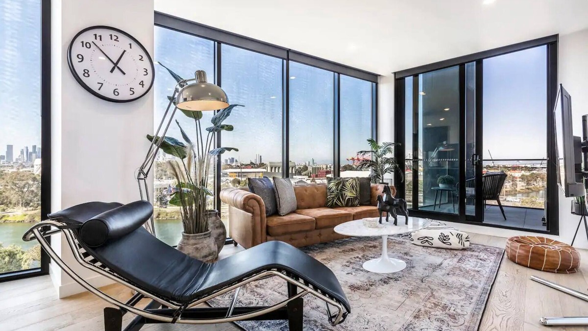 Footscray Apartment | Hip Condo on Maribyrnong River ~ Cityscape Views!