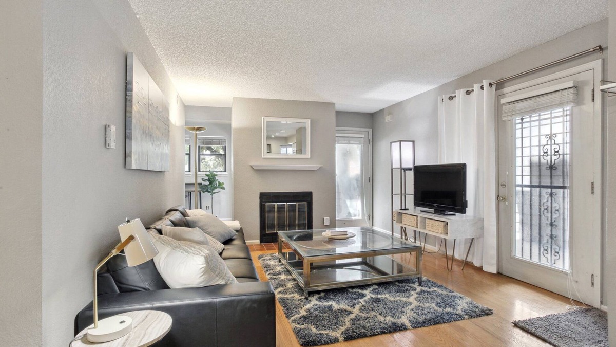 Speer Condo | Hip Historic Baker Area Condo - Individual Garage Parking Included!