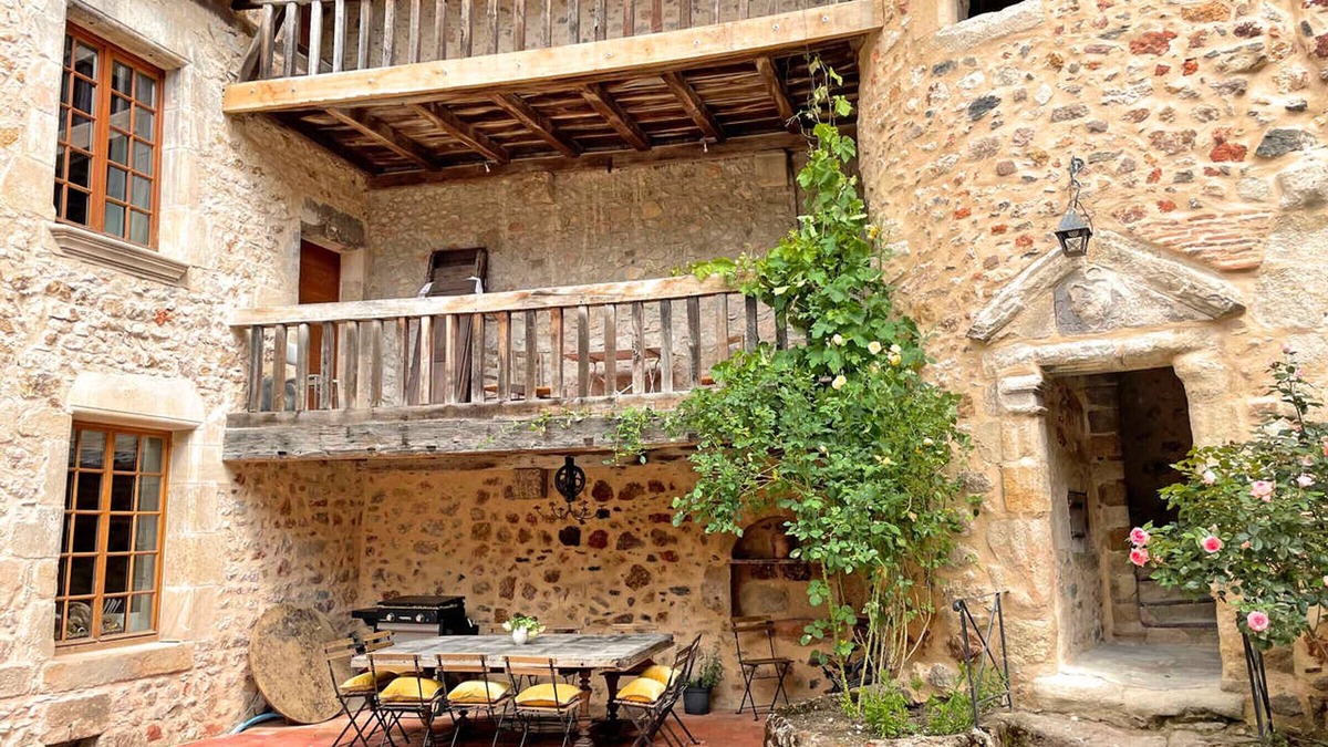 Herisson Cottage | Historic 16th-Century Cottage with Pool, Courtyard & Modern Amenities in Charming Village