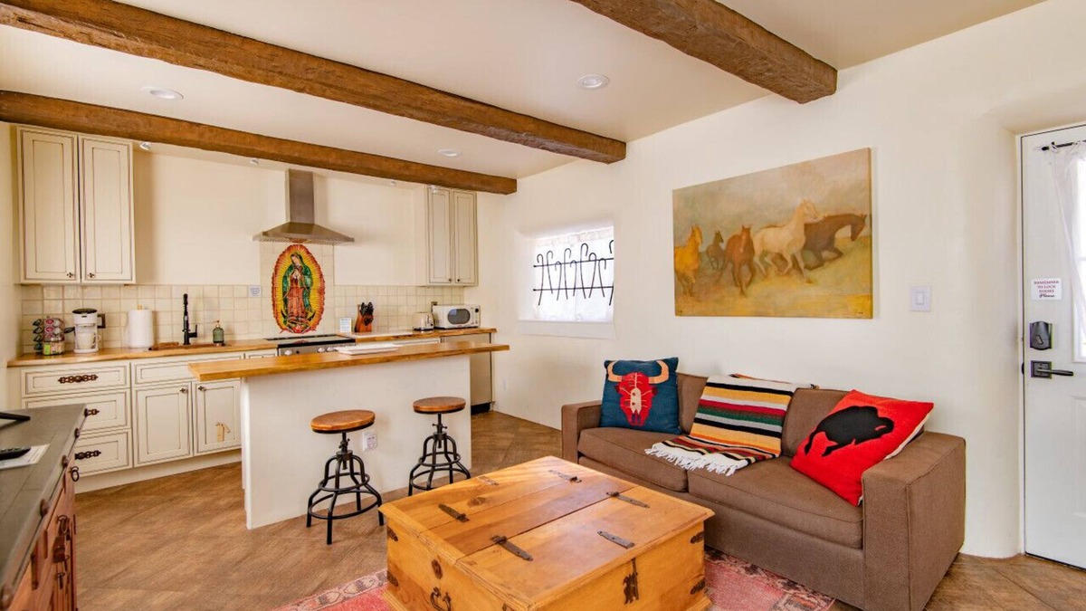 South Capitol Condo | Historic Adobe Casita Downtown - Spacious 465 Sq Ft + Patio