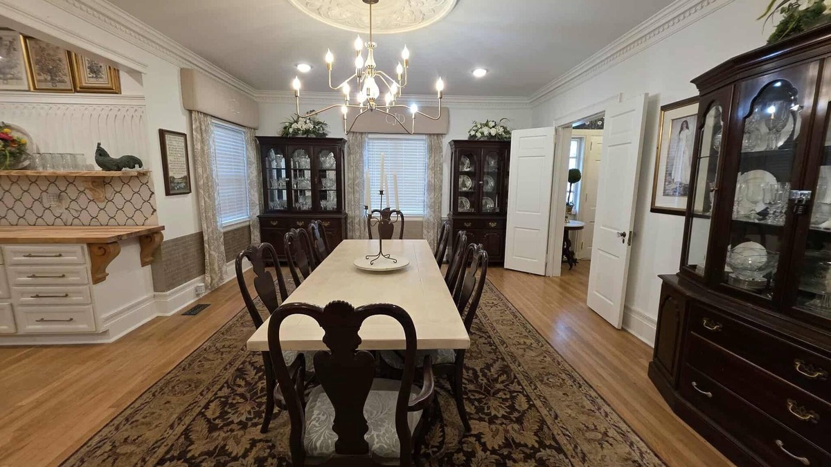 Erwin House | Historic and beautifully updated 1926 home built for the Erwin Mill Manager.