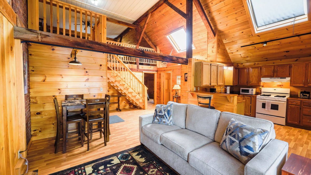 Greenville Apartment | Historic barn at Moosehead Lake