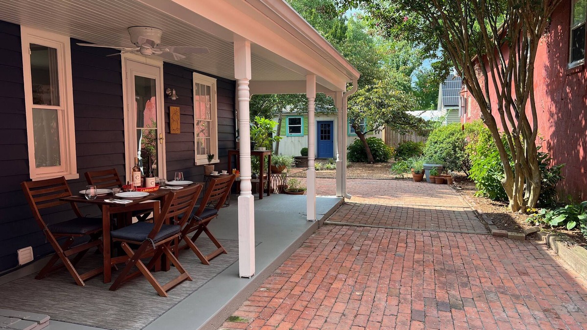Chestertown Apartment | Historic Downtown Garden Oasis with Private Patio