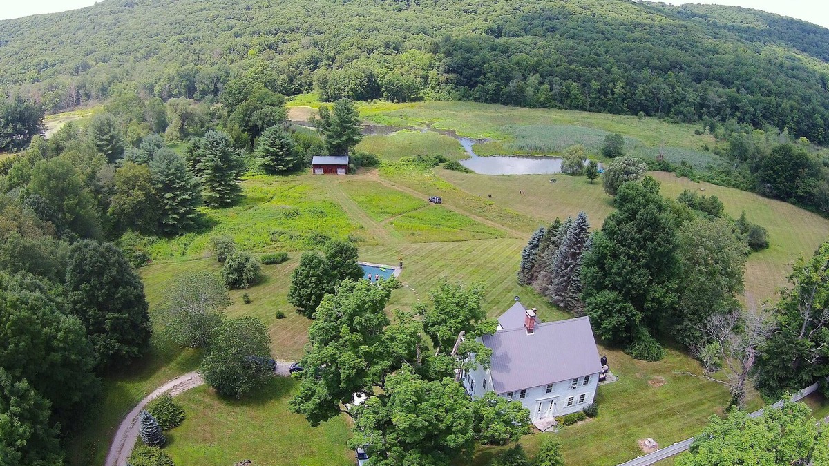 New Preston House | Historic Estate on 40 Private Acres with Pool, Pond & Views!