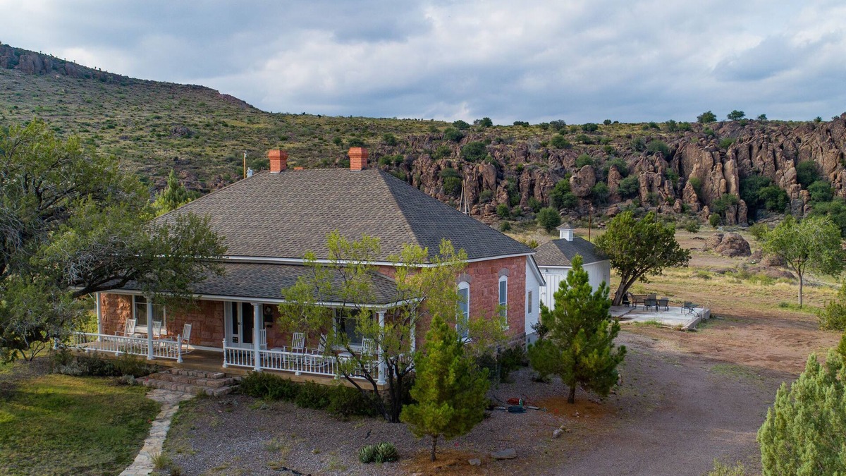 Fort Davis House | Historic Home Fort Davis, TX in the boulders.