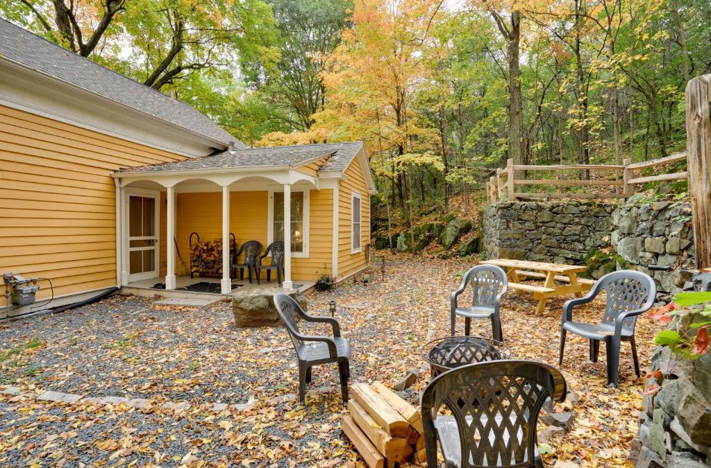 Taylors Falls House | Historic Home in Taylors Falls with Patio and Fire Pit