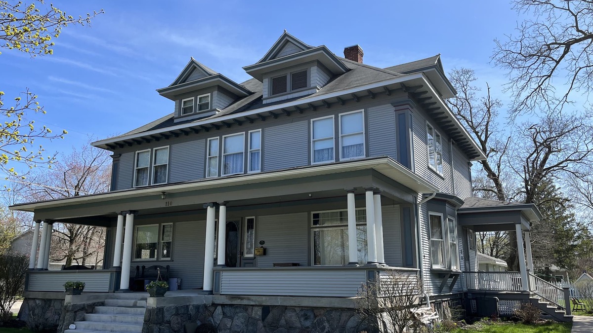 Scottville House | Historic home located just 10 minutes from the beaches of Lake Michigan