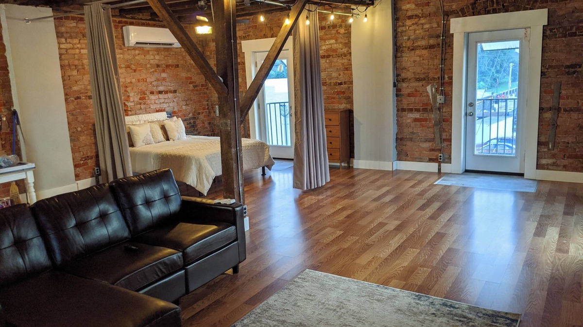 Livingston Apartment | Historic Loft with balconies.