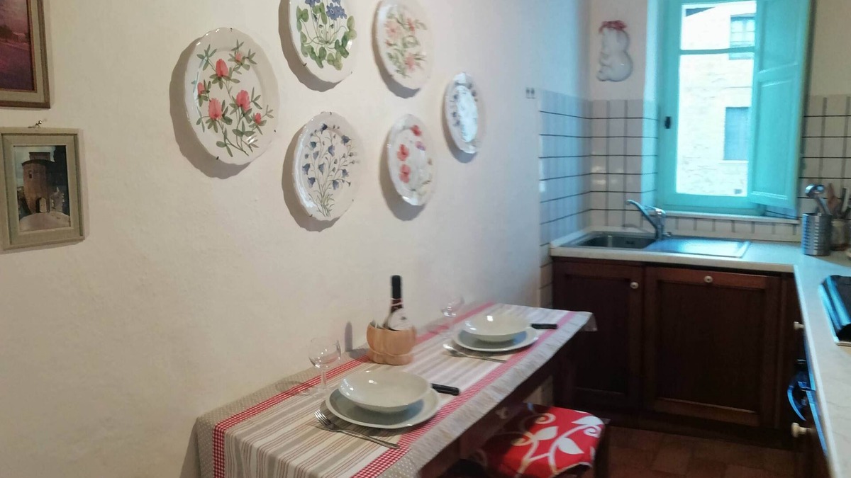 San Quirico d'Orcia Apartment | Historic residence at the well