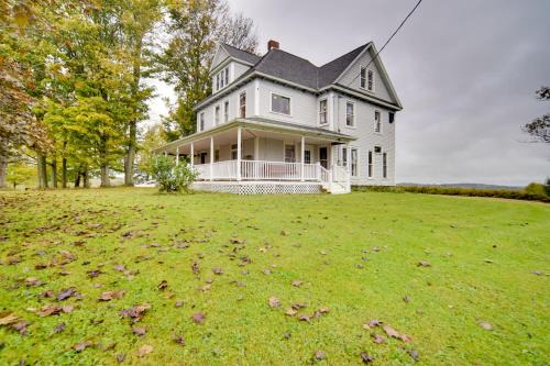 Chautauqua House | Historic Victorian Farmhouse with Porch and Views!