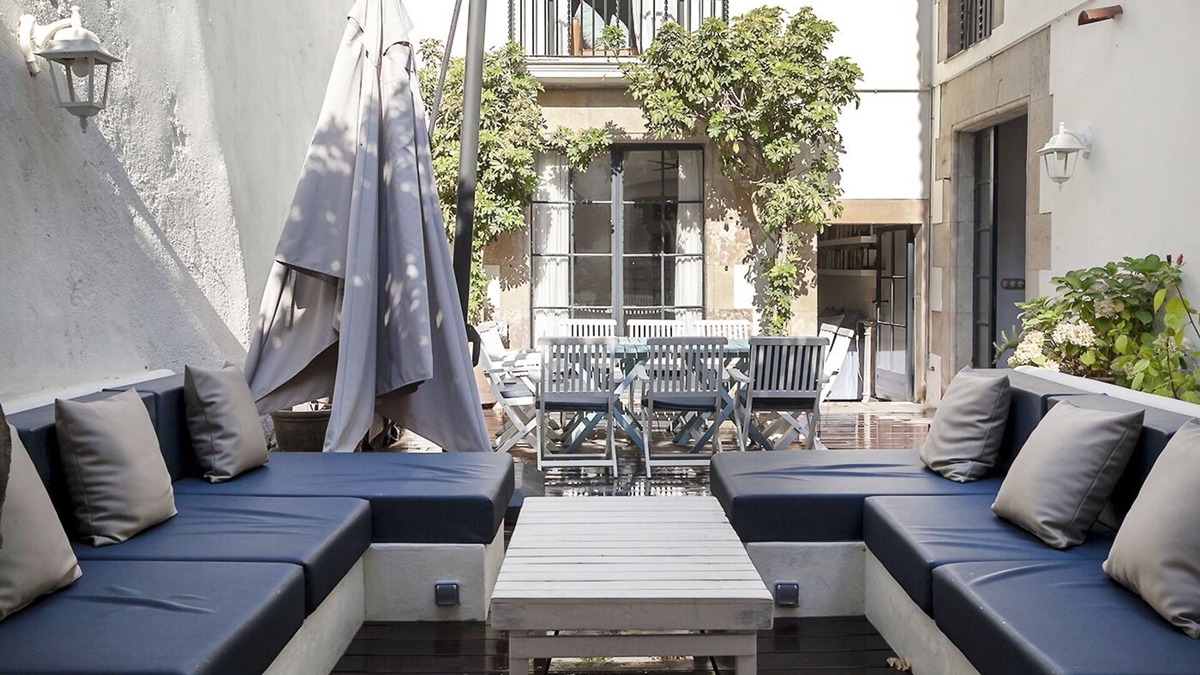 Caldes d'Estrac House | Historic XVI century beach home near Barcelona with fitness & yoga space