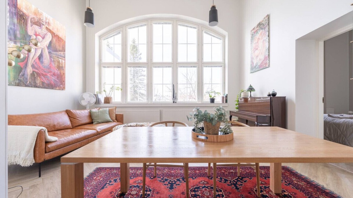 Kuopio Apartment | Historical 1BR Penthouse with Sauna and Free Parking