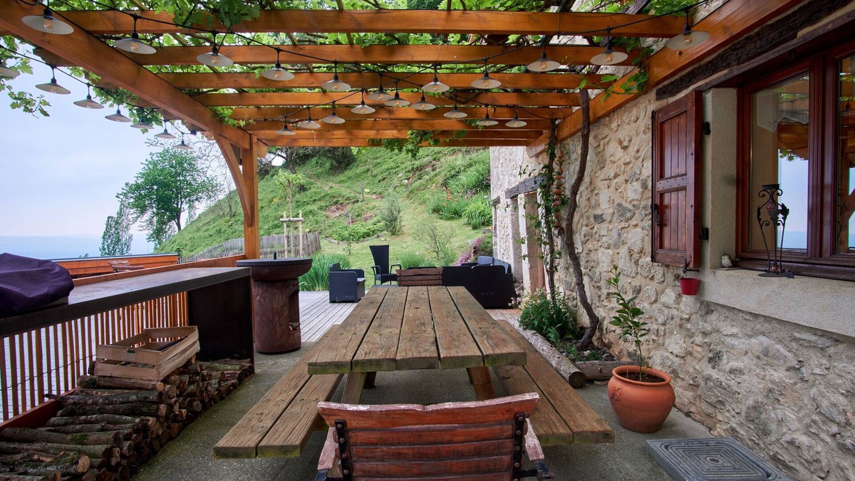 Saint-Gervais House | Holiday Accommodation "Maison de pierre" with beautiful view