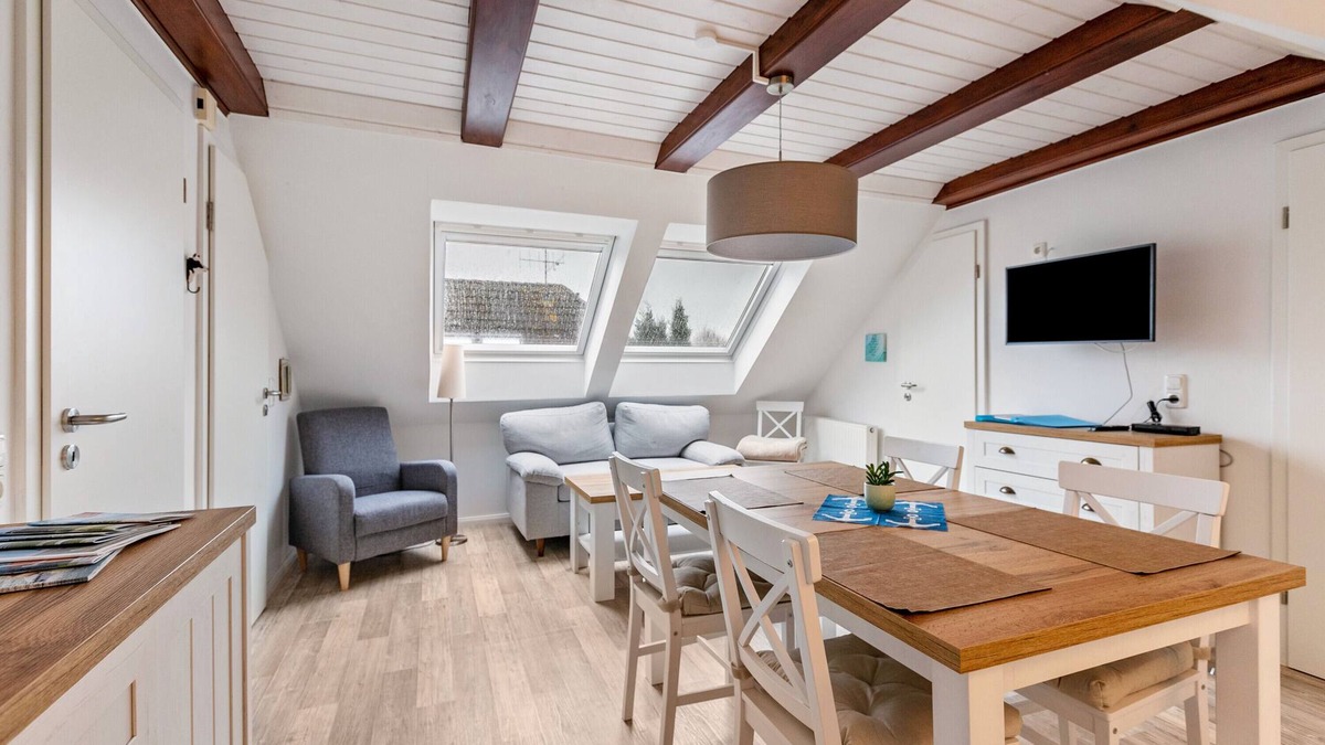 Busumer Deichhausen Apartment | Holiday Apartment 'Backbord' with Wi-Fi