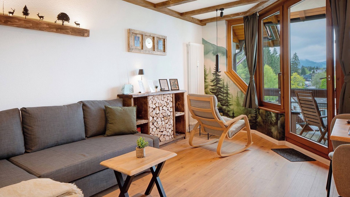 Titisee-Neustadt Apartment | Holiday Apartment 'Am Bärenhof' with Mountain View, Sauna, Balcony and Wi-Fi