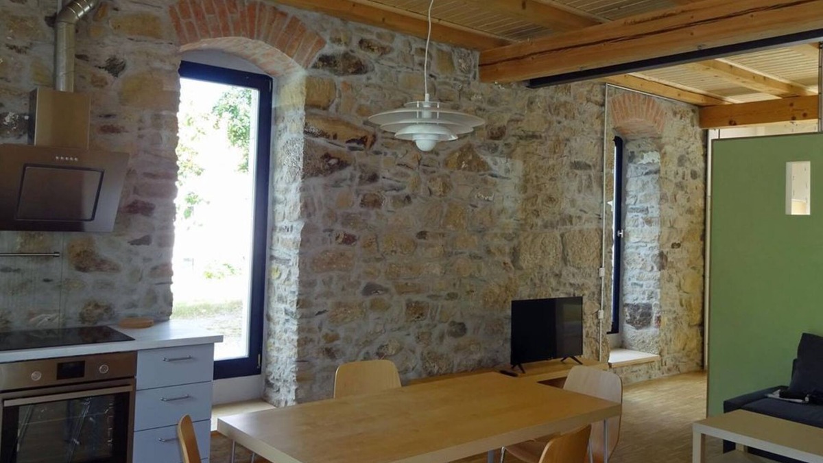 Schmorsdorf Apartment | Holiday apartment "Alter Schafstall", bedsitter - Alte Scheune Rietzschelhof