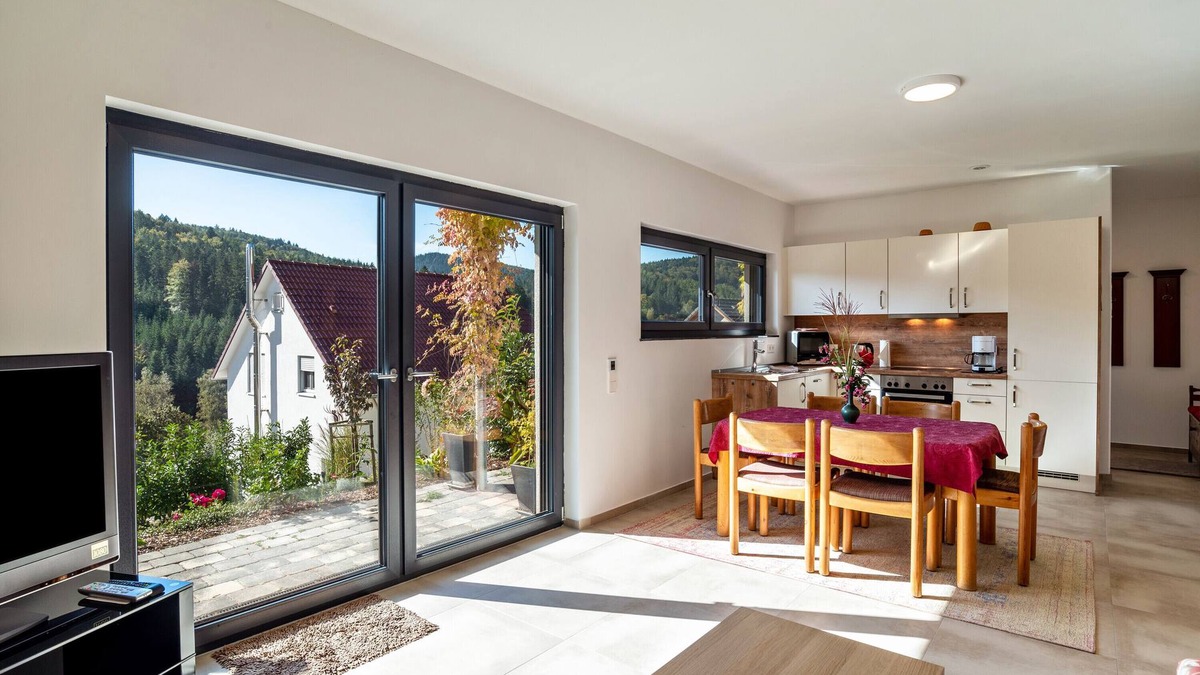 Bad Herrenalb Apartment | Holiday Apartment "Rennbachtal" with Private Terrace, Shared Garden & Wi-Fi
