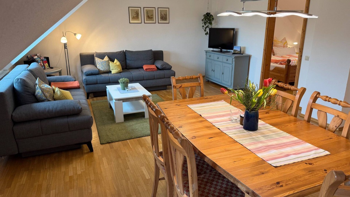 Wilhelmsdorf Apartment | Holiday Apartment 'Jägerstube' with Shared Terrace, Shared Garden and Wi-Fi