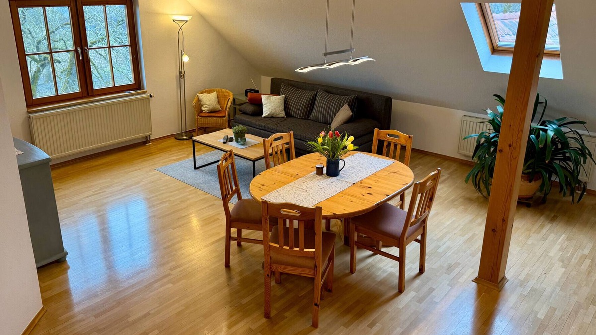 Wilhelmsdorf Apartment | Holiday Apartment 'Riedblick' with Shared Terrace, Shared Garden and Wi-Fi