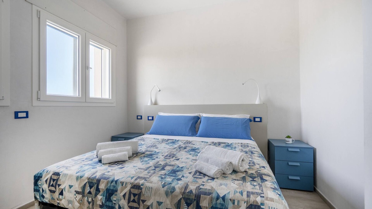Savelletri Apartment | Holiday Apartment "Gufo Di Mare - Celeste" with Sea View, Private Terrace & Wi-Fi