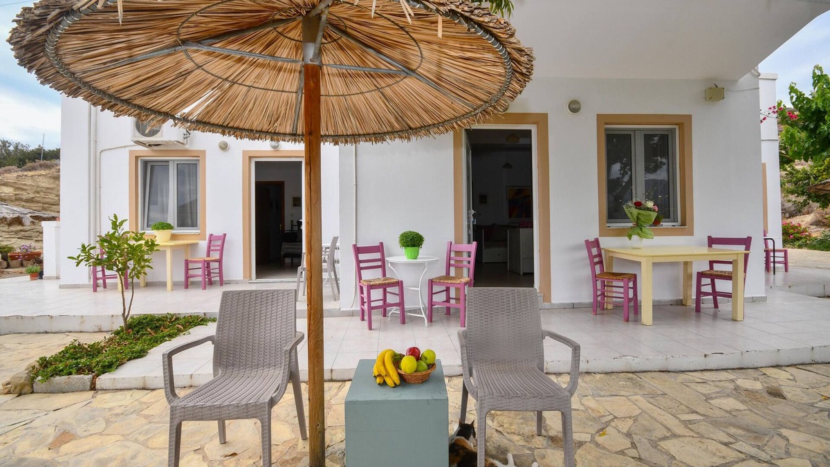 Mirtos Apartment | Holiday Apartment "One-Bedroom Kallithea" with Sea View, 2 Shared Terraces & Wi-Fi