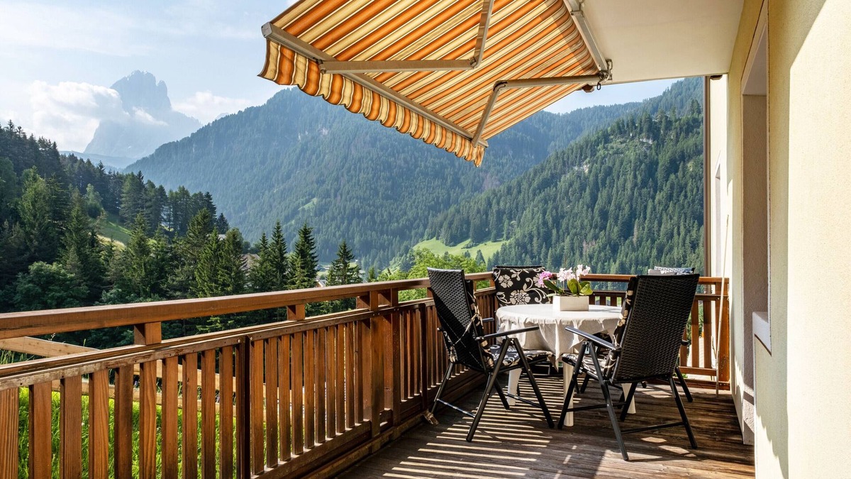 Ortisei Apartment | Holiday Apartment "Salman" with Mountain View, Balcony & Wi-Fi