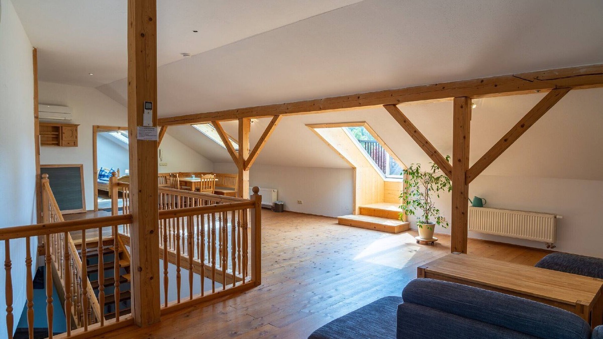 Pfaffing Apartment | Holiday flat "Zellbachblick - 380qm" with private terrace between Munich and Lake Chiemsee