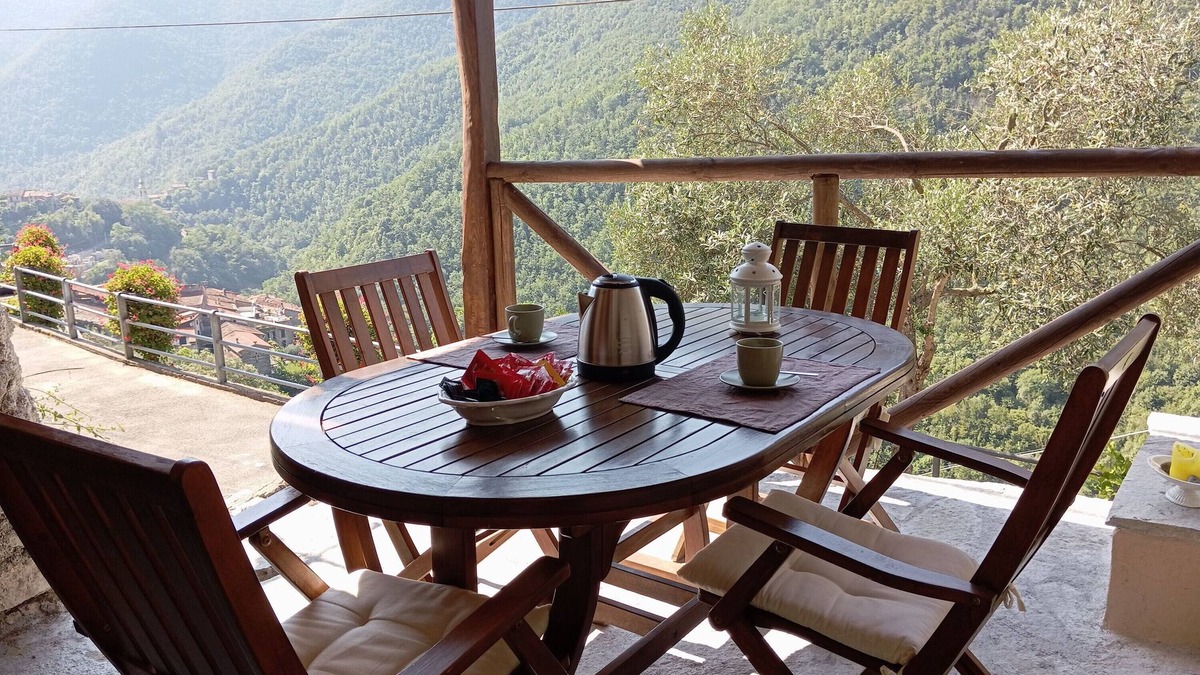 Nasino Other | Holiday Home Agriturismo U' Spigu - "Nonna Annetta" with Private Terrace, Shared Garden and Wi-Fi