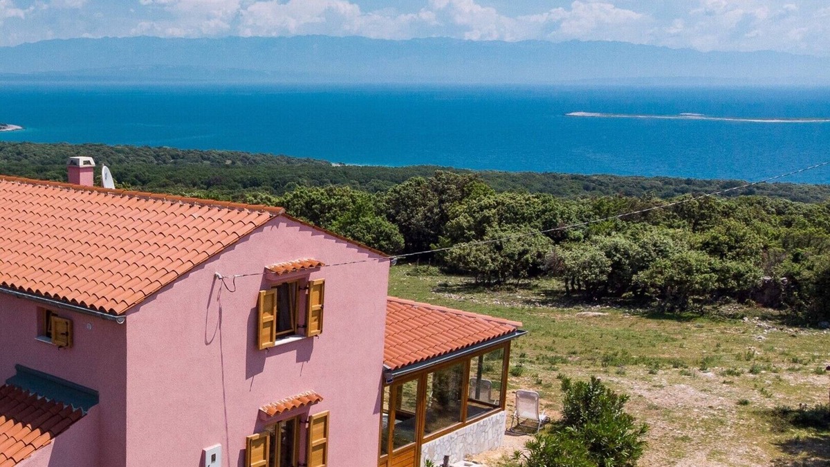 Belej House | Holiday home BLUE with beautiful sea wiev in the nature on island Cres