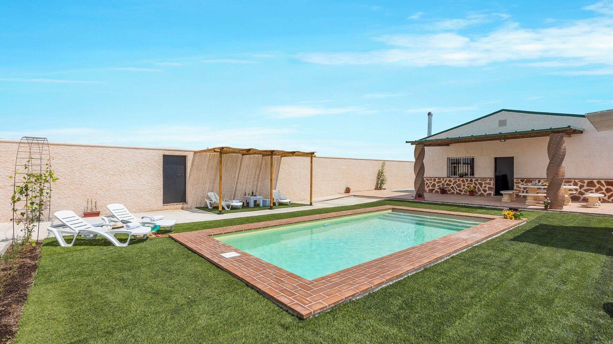 La Lantejuela House | Holiday Home "Casa Rural Rafael" with Private Pool, Private Terraces & Wi-Fi