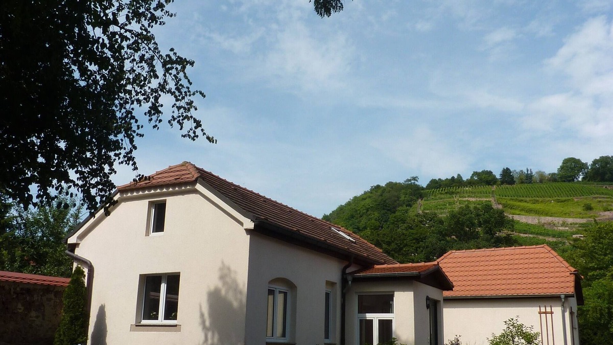 Niederloßnitz House | Holiday home in green with view of the vineyards