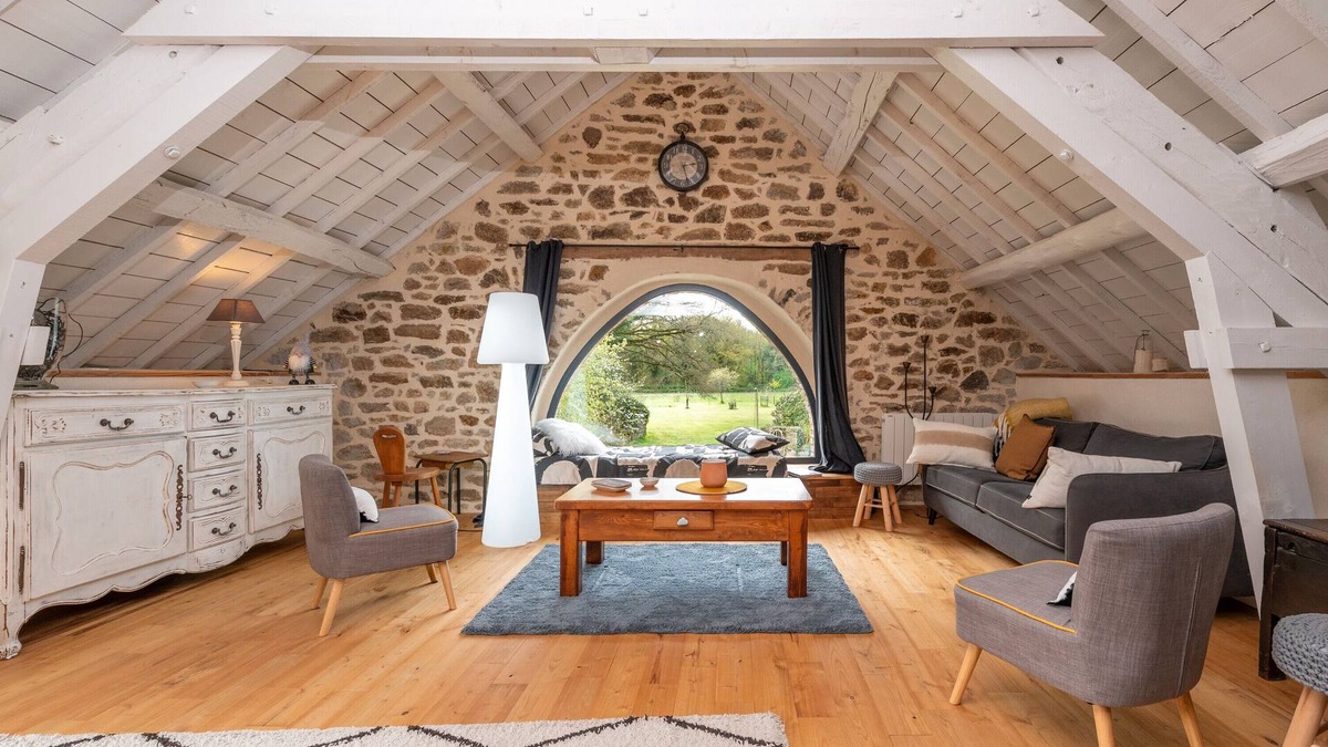 Pleucadeuc House | Holiday Home 'Le Foutaye - Gîte En Pleine Nature' with Private Terrace and Private Garden