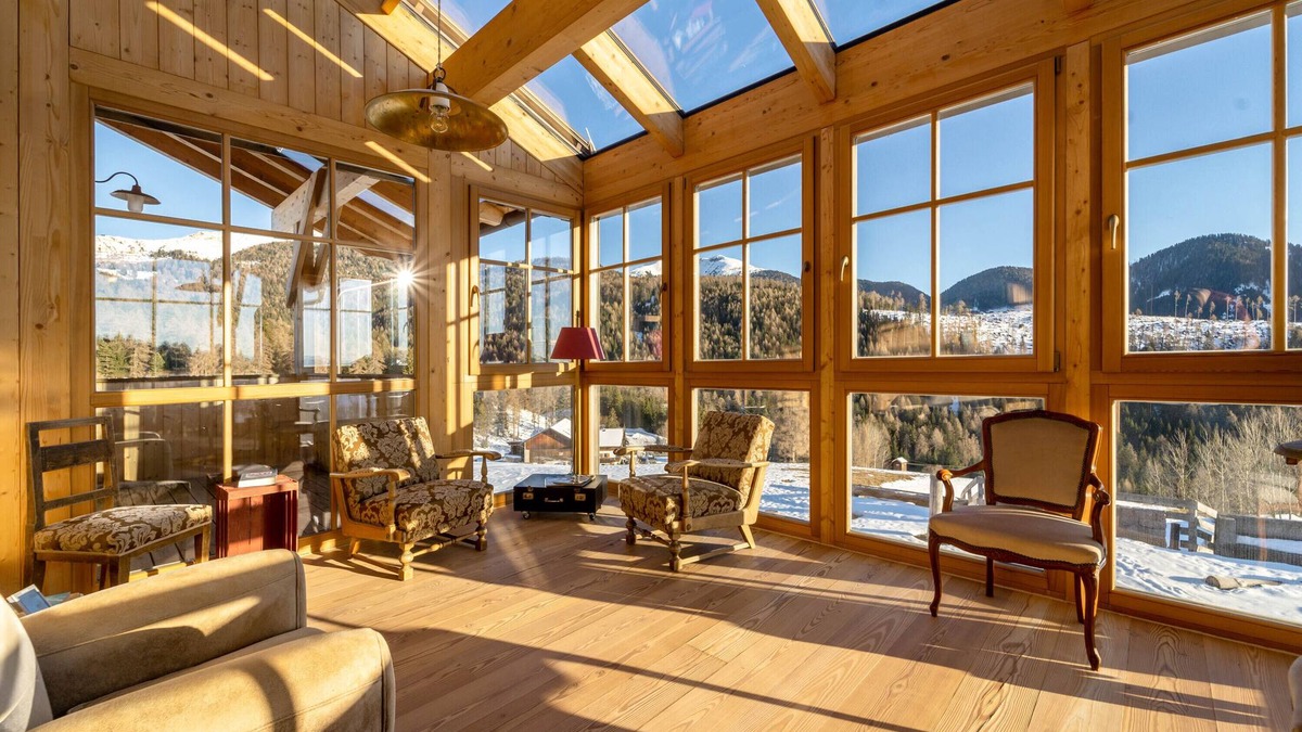 Redagno House | Holiday Home 'Lexn Radein' with Mountain View, Wi-Fi and Air Conditioning