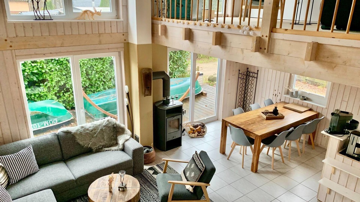 Dummer House | Holiday home Seeblick with sauna on lake Dümmer, Dümmer