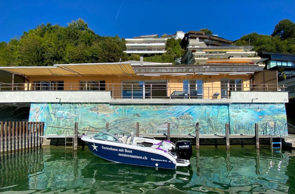 Ennetbuergen House | Holiday Home Seestern direkt am See by Interhome