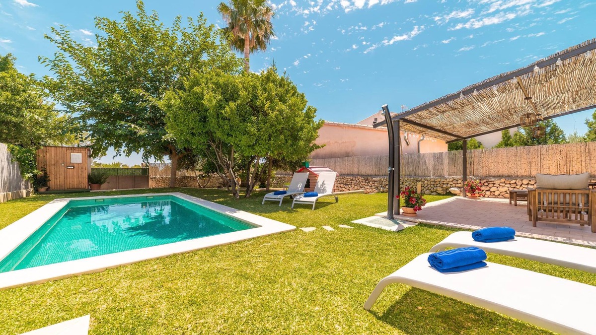 Campanet House | Holiday Home Villa Ca Na Campins with Mountain View, Pool, Terraces & Wi-Fi