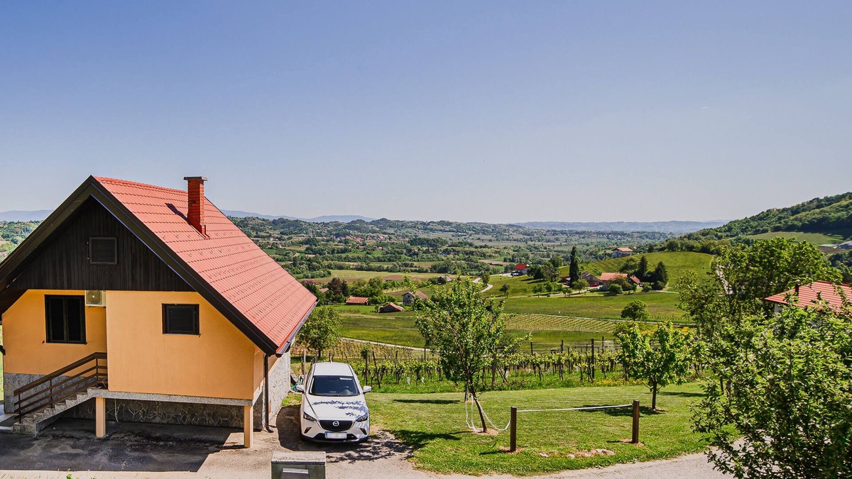 Brezice House | Holiday Home Vinea with Bizeljsko wineyards view