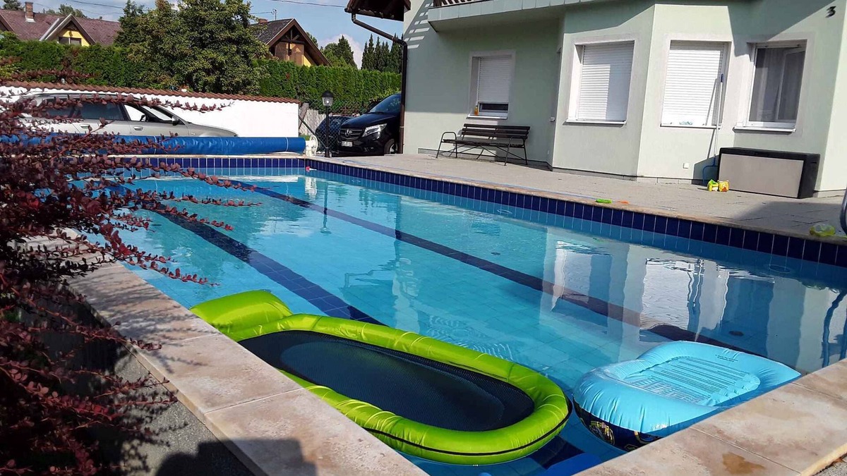 Balatonboglar House | Holiday home with an outdoor pool on the shore